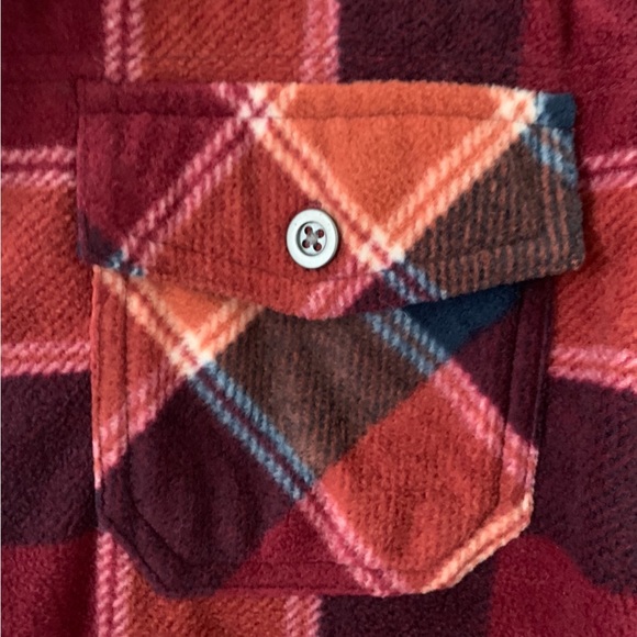 FREEDOM FOUNDRY Men’s Soft Fleece Shacket Button Down Shirt SIZE S NWOT - Picture 5 of 11